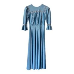 Robe Longue Bleu- 36