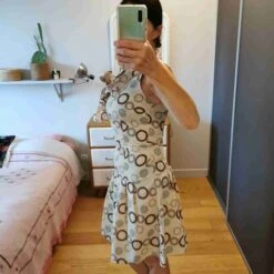 Robe En Coton- 38 -Cachare Vetements Magasin 26399d94 420a 4f49 953f b0f20d2830ae