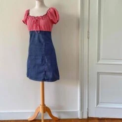 Robe En Denim Et Vichy- 38 -Cachare Vetements Magasin 2c37f49a 49c9 4d95 a8e5 66a76eb84e8b