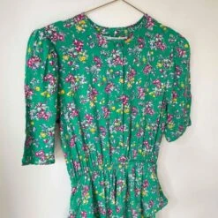 Robe à Fleurs 80's- 40 -Cachare Vetements Magasin 358d2fec 2741 4a60 8ce4 b01aa20428b2