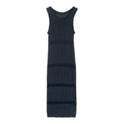 Robe Longue à Rayures- 36