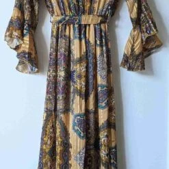 Robe Longue Paisley- 38 / 40 -Cachare Vetements Magasin 48d83c03 8663 45cd 8353 78f73f8154db