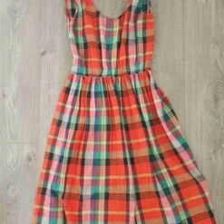Robe Madras En Coton- 36 / 38 -Cachare Vetements Magasin 4a9addd9 225a 48bb 9c1e cca767fd5964