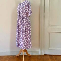 Robe Boutonnée 80's- 36 / 38 -Cachare Vetements Magasin 4c0b4ff1 0221 414b 8b3d 02c063a99dbd