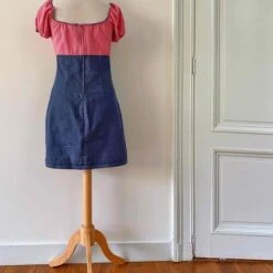 Robe En Denim Et Vichy- 38 -Cachare Vetements Magasin 56640368 8b49 431c a5db c494b9f45152