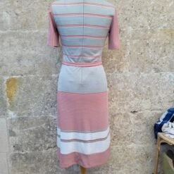Robe à Rayures- 38 / 40 -Cachare Vetements Magasin 6141b80e 4678 459f 925d 3dd3bdf376b7