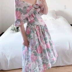 Robe à Volants- 38 / 40 -Cachare Vetements Magasin 72635536 8fe8 4375 9c46 74b16477f61d