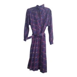 Robe Plissée Imprimée- 38