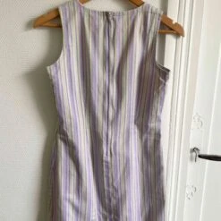 Robe à Rayures Vintage. Couleur Blanche Avec- 36 -Cachare Vetements Magasin 8566795b 1a6f 4a90 b3ff 0514e438e6f1