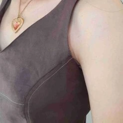 Robe En Lin Et Coton- 34 / 36 -Cachare Vetements Magasin 90e2ba99 2523 49f0 ac74 047f6f8586d7