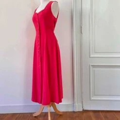 Robe Longue En Soie- 36 -Cachare Vetements Magasin 958f2684 4bc4 4e77 b2f4 cfc2da00b642