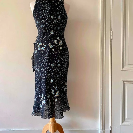 Robe Midi à Fleurs- 34 6 Robe Midi à Fleurs- 34 – Image 6