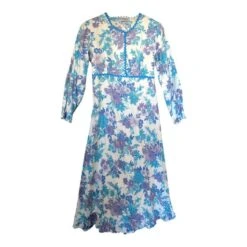 Robe Longue En Coton- 38 / 40