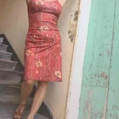 Robe à Fleurs- 32 / 34 -Cachare Vetements Magasin Robe a fleurs 4155