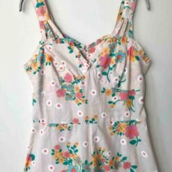 Robe En Coton à Fleurs- 36 -Cachare Vetements Magasin Robe en coton C3A0 fleurs 45