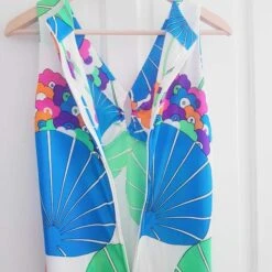 Robe Longue 70's- 38 -Cachare Vetements Magasin Robe longue 70s 8