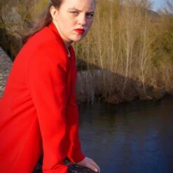 Tailleur Robe Rouge- 36 / 38 -Cachare Vetements Magasin Tailleur robe rouge 3