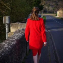 Tailleur Robe Rouge- 36 / 38 -Cachare Vetements Magasin Tailleur robe rouge 4