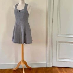 Robe Vichy Dos Nu- 36 -Cachare Vetements Magasin bdc4abf8 a51a 463c 91ae 033516c3fad8