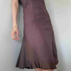 Robe En Lin Et Coton- 34 / 36 -Cachare Vetements Magasin bf048d7a 5bf8 40aa 8d2d 09761f094794