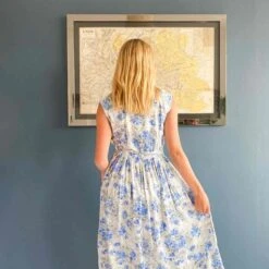 Robe à Fleurs 80's- 34 / 36 -Cachare Vetements Magasin c059ed38 fdcf 4f60 8887 98f6196d8515