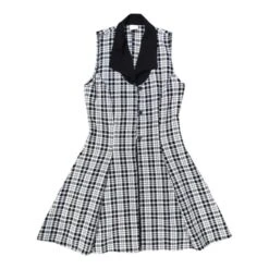 Robe Patineuse à Carreaux- 36