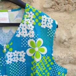 Robe à Fleurs 70's- 48 -Cachare Vetements Magasin c6e76e47 8fca 4885 bbba 027c29494163