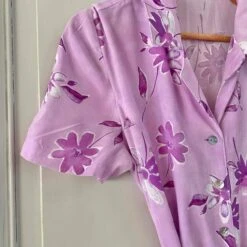 Robe Boutonnée à Fleurs- 36 / 38 -Cachare Vetements Magasin cab77b7e 73be 4a47 8304 657f4317f209
