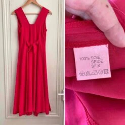 Robe Longue En Soie- 36 -Cachare Vetements Magasin cca5b922 60b5 42f2 b9ea 383fffaa849c