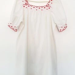 Robe Midi Brodée- 40 -Cachare Vetements Magasin d4844e5a 2338 44fc a184 7f77d2465092