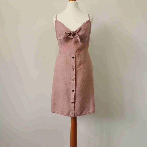 Robe Mini En Lin- 40 / 42 2 Robe Mini En Lin- 40 / 42 – Image 2