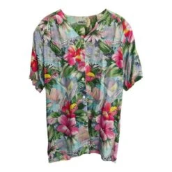 Robe Boutonnée à Fleurs- 38 / 40