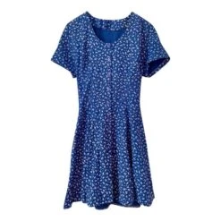 Robe Boutonnée à Fleurs- 40