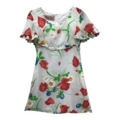 Mini Robe à Fleurs- 34