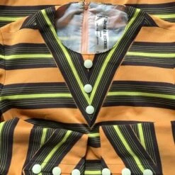 Robe à Rayures- 40 -Cachare Vetements Magasin robe a rayures 1