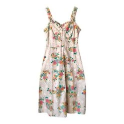 Robe En Coton à Fleurs- 36